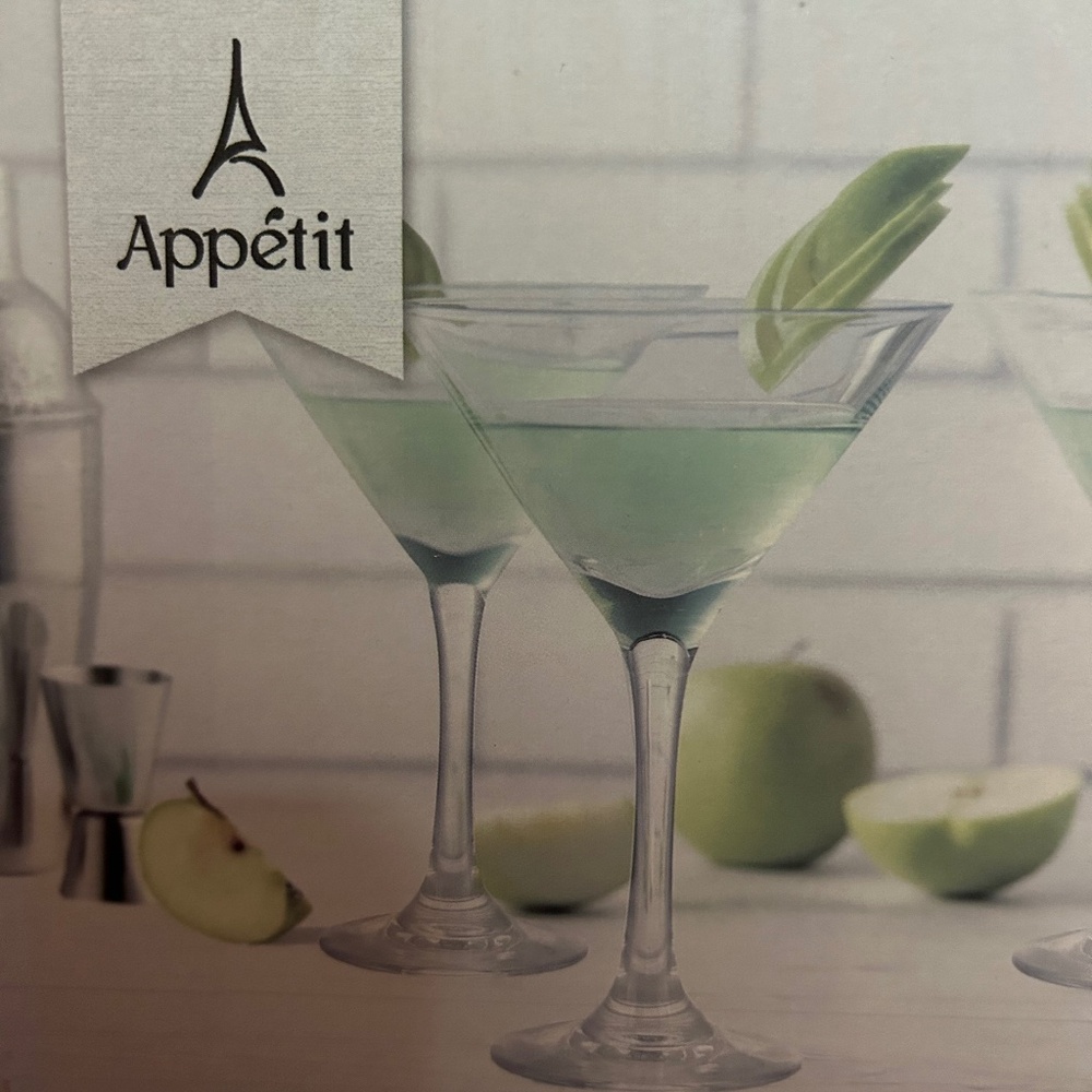 Appetit Martini glass set